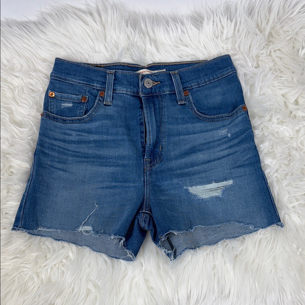 Levi's Classic Blue Denim Shorts